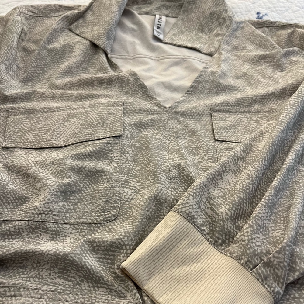Athleta Zuma Printed Shirt Dress